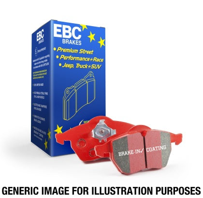 EBC RedStuff Brake Pads REAR Mazdaspeed 3 2007-2013 | Ford Focus ST 2013-2018