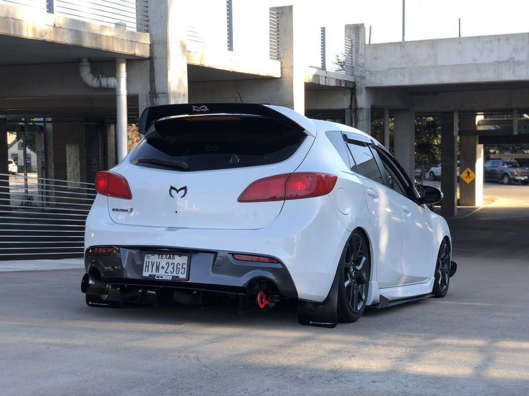 Project Motorsports Rear Wing Extension - Mazdaspeed3 2010-2013