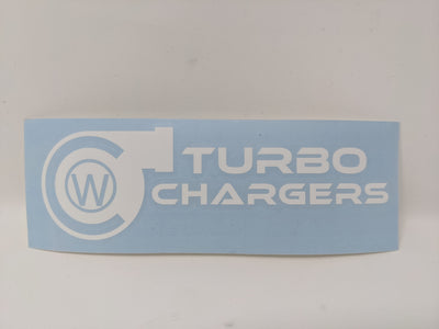 CW Turbochargers 6x2" vinyl sticker/decal